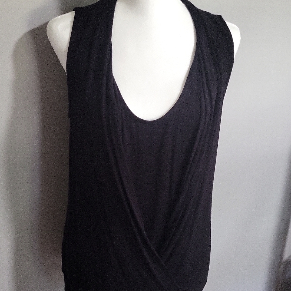 Premise Studio sleeveless draped top, medium